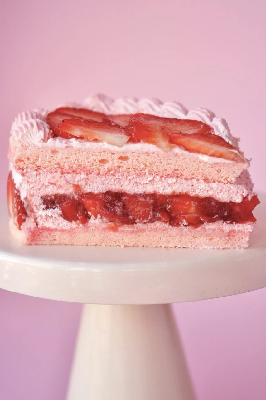 Торт «Полунична валентинка»