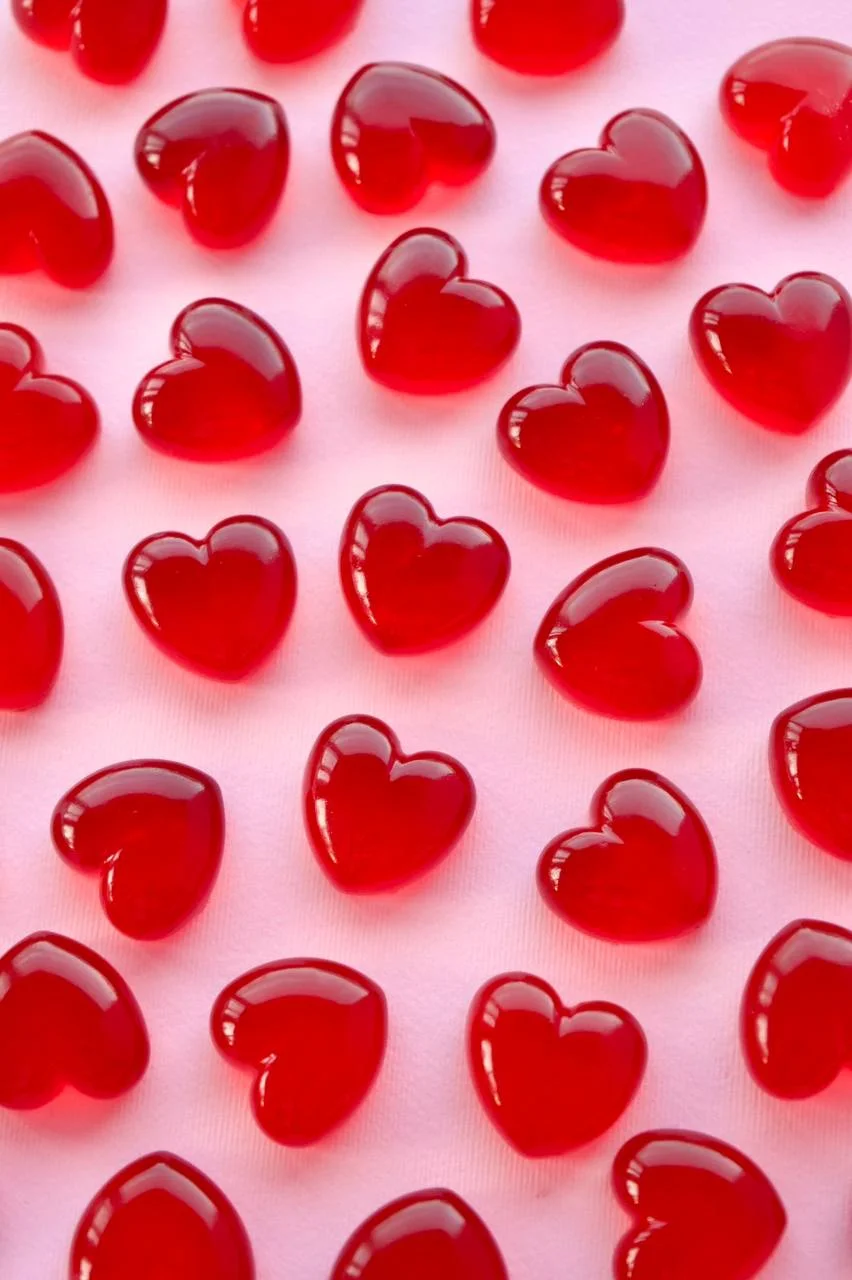 Желейки «Полуничні серденька»