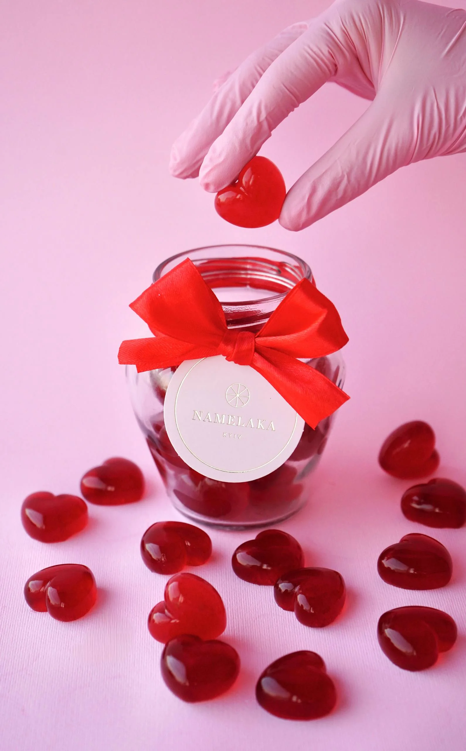 Желейки «Полуничні серденька»