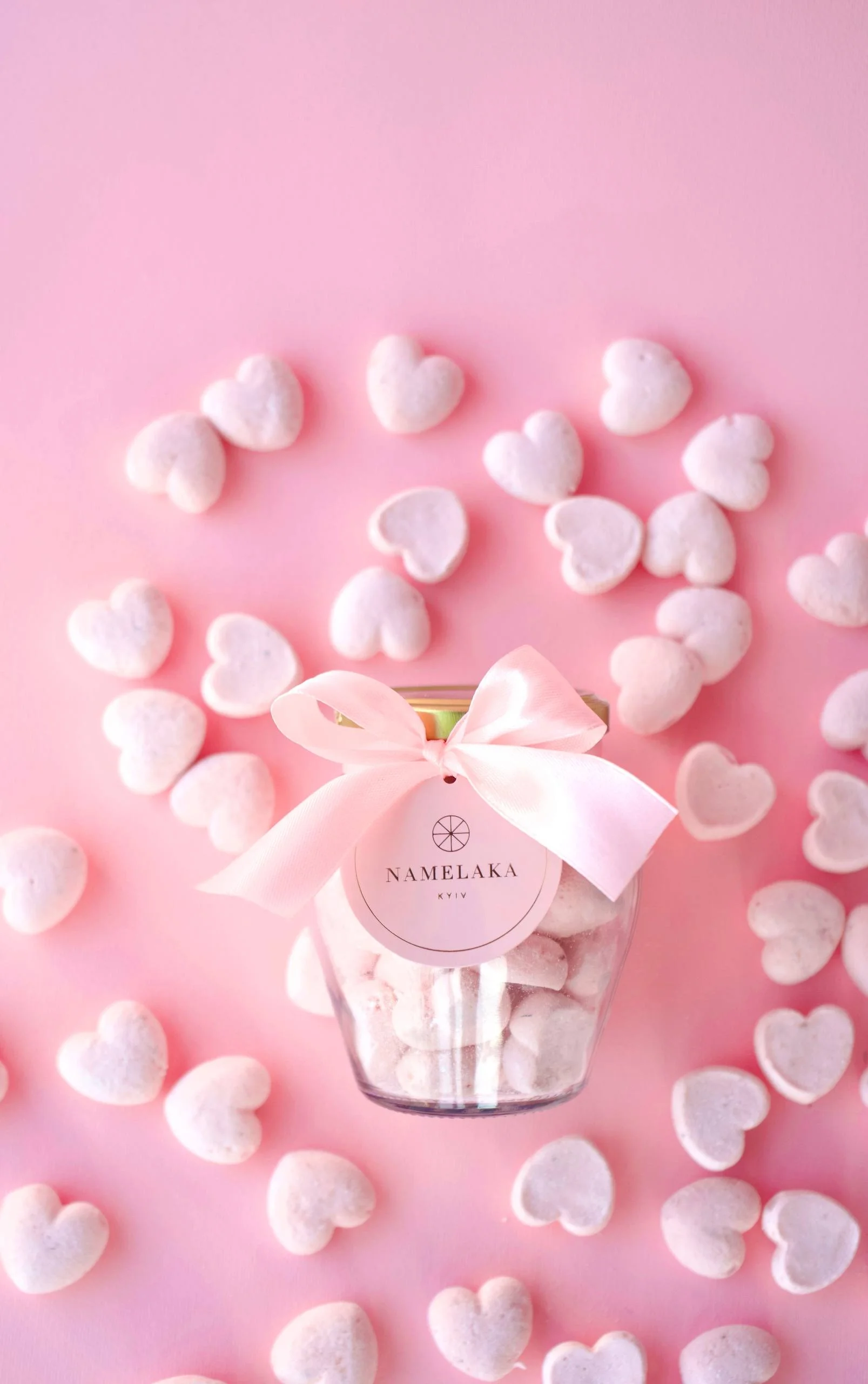 Маршмелоу «Полуничні серденька»